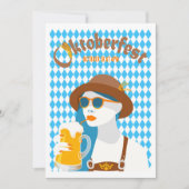 Aangepaste moderne Oktoberfest BBQ uitnodiging (Voorkant)