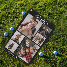 Aangepaste moderne opa | 6 Foto Golf Towel Golfhanddoek