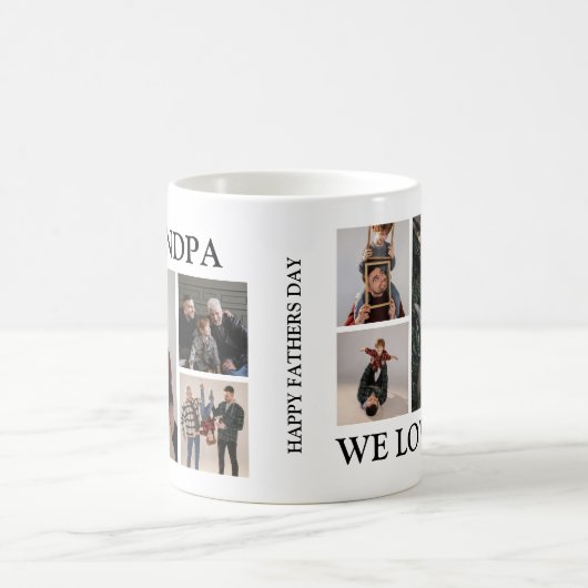 Aangepaste moderne opa | 6 Foto Koffiemok (Center)