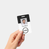 Aangepaste moderne personeelskaart QR-code voor we Badge (Handheld)
