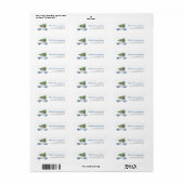 Aangepaste moderne politieagent Kerstboom Auto Etiket (Full Sheet)