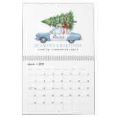 Aangepaste moderne politieagent Kerstboom Auto Kalender (Mar 2027)