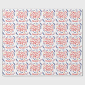 Aangepaste moderne pretkerkalligrafie cadeaupapier (Vlak)