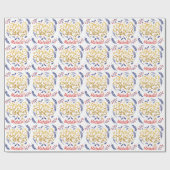 Aangepaste moderne pretkerkalligrafie cadeaupapier (Vlak)