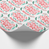 Aangepaste moderne pretkerkalligrafie cadeaupapier (Hoek)