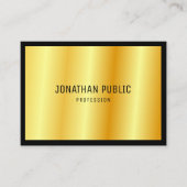 Aangepaste, moderne, professionele goudlegante Sja Visitekaartje (Voorkant)