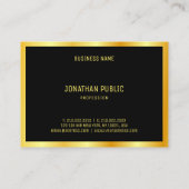 Aangepaste, moderne, professionele goudlegante Sja Visitekaartje (Achterkant)