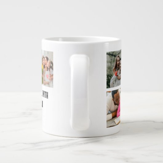 Aangepaste moderne reeks 7 Sjabloon voor fotocolla Grote Koffiekop (Achterkant)