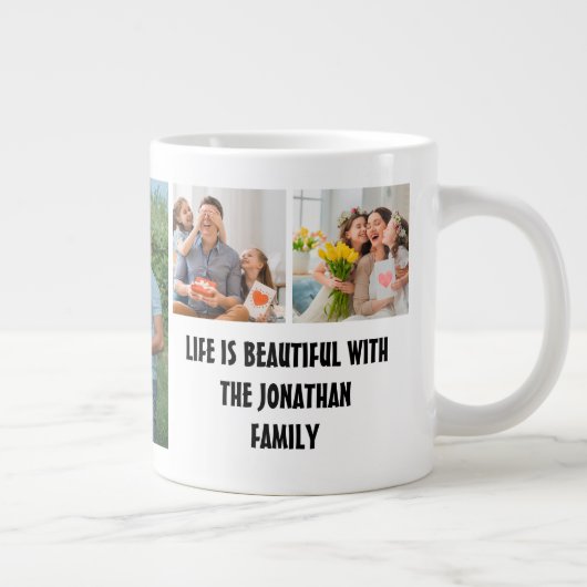 Aangepaste moderne reeks 7 Sjabloon voor fotocolla Grote Koffiekop (Rechts)