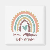 Aangepaste moderne regenboogleraar magneet (Voorkant)