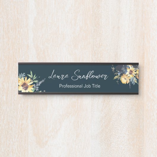 Aangepaste moderne rustieke creatieve Kantoor deur Deurbordje (Voorkant)