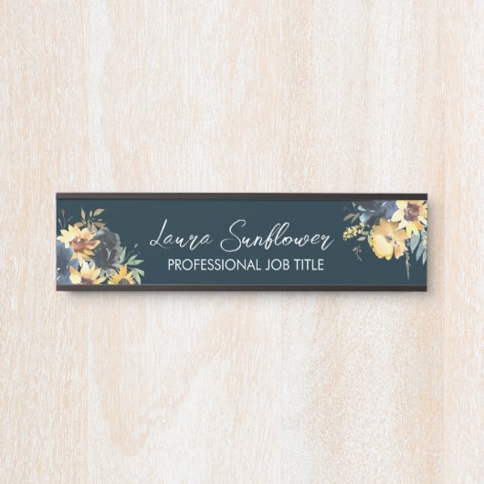 Aangepaste moderne rustieke creatieve Kantoor deur Deurbordje (Voorkant)