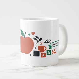 Aangepaste moderne Scandi-chique appelkunst voor l Grote Koffiekop