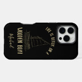 Aangepaste moderne scheepvaart iPhone hoesje (Achterkant horizontaal)