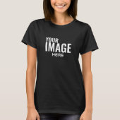 Aangepaste, moderne Sjabloon uploadt foto T-Shir T-shirt (Voorkant)