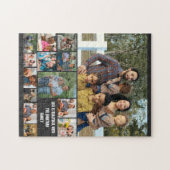 Aangepaste moderne Sjabloon voor fotocollage 14 Legpuzzel (Horizontaal)