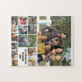 Aangepaste moderne Sjabloon voor fotocollage 14 Legpuzzel (Horizontaal)