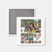 Aangepaste moderne Sjabloon voor fotocollage 14 Magneet (Voorkant / Achterkant)