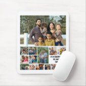 Aangepaste moderne Sjabloon voor fotocollage 14 Muismat (Met muis)