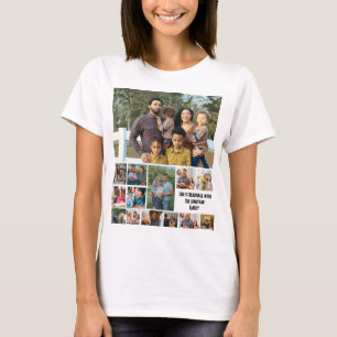 Aangepaste moderne Sjabloon voor fotocollage 14 T-shirt