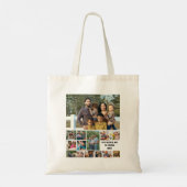 Aangepaste moderne Sjabloon voor fotocollage 14 Tote Bag (Achterkant)