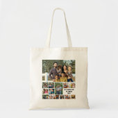 Aangepaste moderne Sjabloon voor fotocollage 14 Tote Bag (Voorkant)