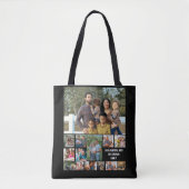 Aangepaste moderne Sjabloon voor fotocollage 14 Tote Bag (Voorkant)