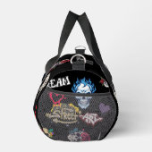 Aangepaste moderne spooky streetart patroon Zwart Plunjezak (Rechts)