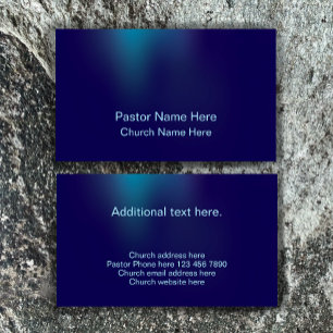 Aangepaste moderne stijlvolle Christelijke kerkvoo Visitekaartje