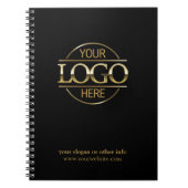 Aangepaste moderne stijlvolle merk promotionele ge notitieboek (Voorkant)