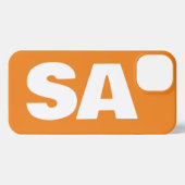 Aangepaste Moderne Stijlvolle Naam Monogram Sinaas iPhone Hoesje (Achterkant horizontaal)