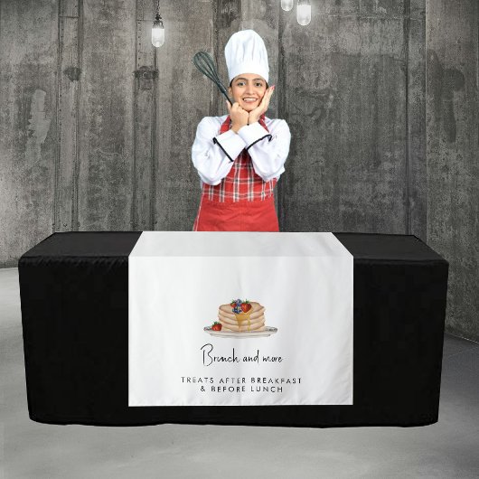 Aangepaste moderne tafelkleed banner brunch voor b wandkleed