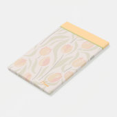 Aangepaste Moderne tulpentuin Geel Groen Post-it® Notes (Schuin)