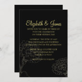 Aangepaste moderne uitvindingen voor zwart en goud kaart (Voorkant / Achterkant)