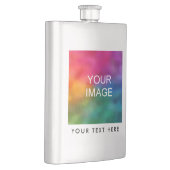 Aangepaste moderne upload foto Afbeelding of Logo  Flacon (Rechts)