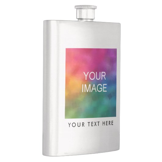 Aangepaste moderne upload foto Afbeelding of Logo  Flacon (Rechts)