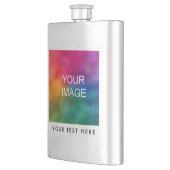 Aangepaste moderne upload foto Afbeelding of Logo  Flacon (Links)