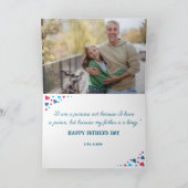 Aangepaste moderne vaderdag foto-tekst kaart (Binnen)