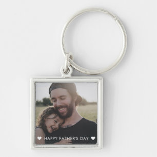Aangepaste, moderne Vaderdag Sleutelhanger