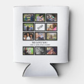 Aangepaste moderne vaders Dag 11 Foto Collage Blikjeskoeler (Voorkant)