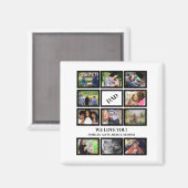 Aangepaste moderne vaders Dag 11 Foto Collage Magneet (Voorkant / Achterkant)