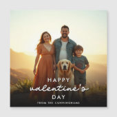 Aangepaste Moderne Valentijnsdag Foto Magnetische  (Voorkant)