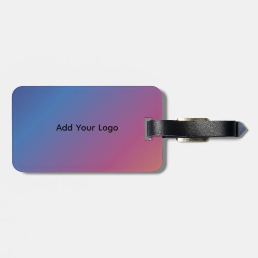 Aangepaste moderne verloopbagagelabel | Gepersonal Bagagelabel (Achterkant horizontaal)