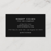 Aangepaste moderne visitekaartjes met logo en QR-c (Achterkant)