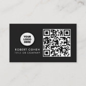 Aangepaste moderne visitekaartjes met logo en QR-c (Voorkant)