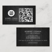 Aangepaste moderne visitekaartjes met logo & QR-co (Voorkant / Achterkant)