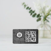 Aangepaste moderne visitekaartjes met logo & QR-co (Staand voorkant)