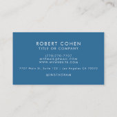 Aangepaste moderne visitekaartjes met logo & QR-co (Achterkant)