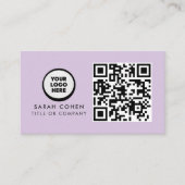 Aangepaste moderne visitekaartjes met logo & QR-co (Voorkant)