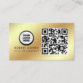 Aangepaste moderne visitekaartjes met logo & QR-co (Voorkant)
